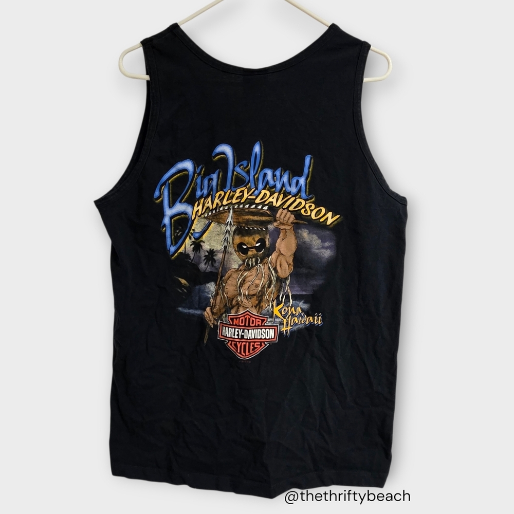 Vintage 2010 Harley Davidson Kona Hawaii Big Island Tank Top